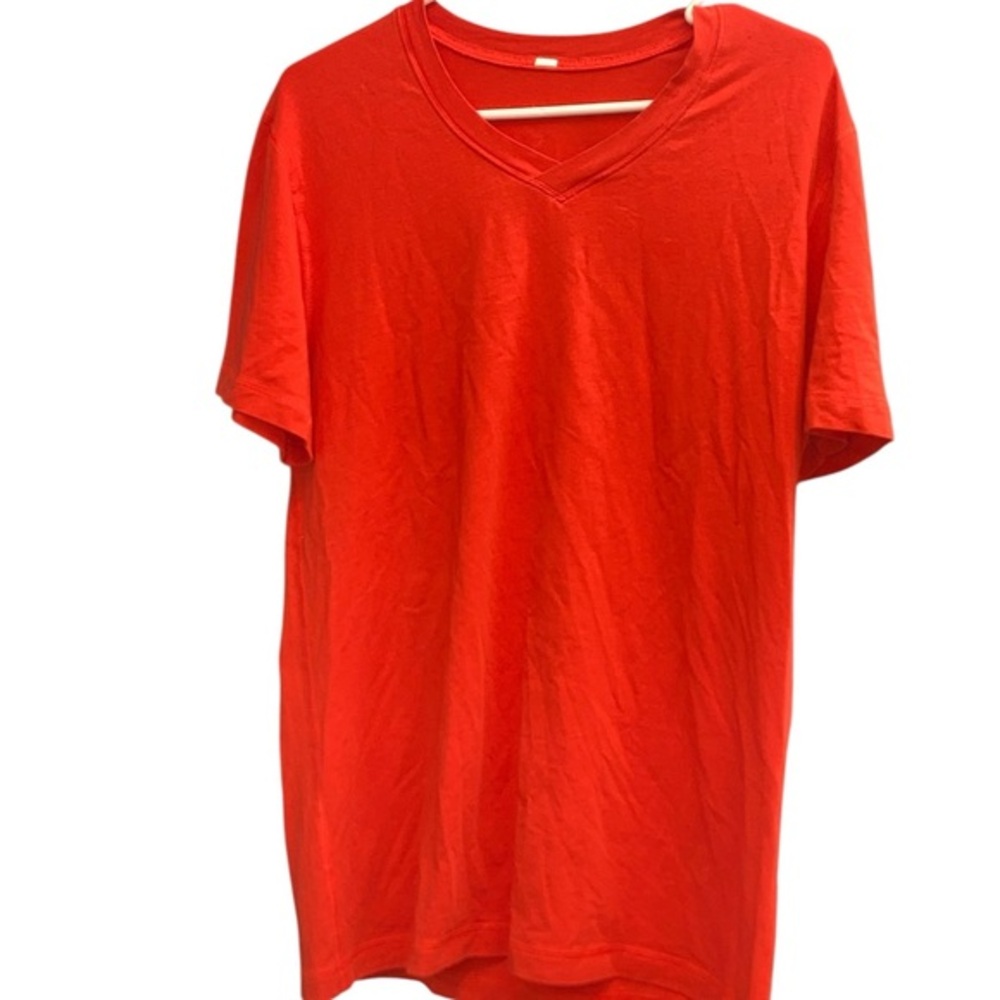 Lululemon Red Short-Sleeve Men's T-Shirt size large